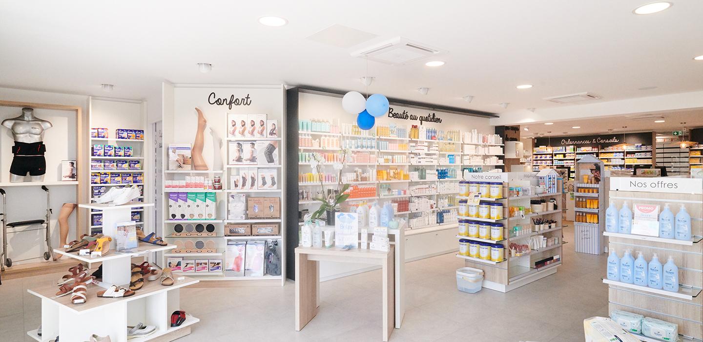 création mobilier transfert aménagement réagencement agencement aménagement relooking bois métal espace enfant maman bébé beauté nature soins bio espaces confidentiels cabine essayage vaccination pharmacie officine surface de vente espace d'attente back office orthopédie comptoir linéaires décoration travaux jbcc agenceur jbcc agencement