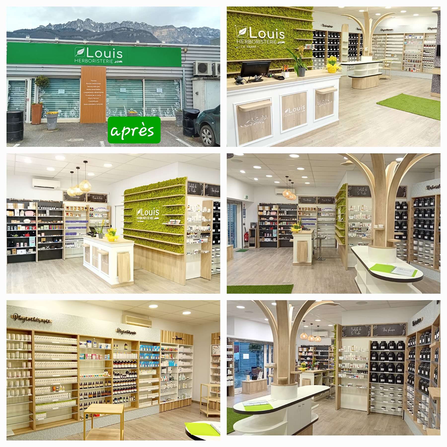 LOUIS HERBORISTERIE Boutique mobilier