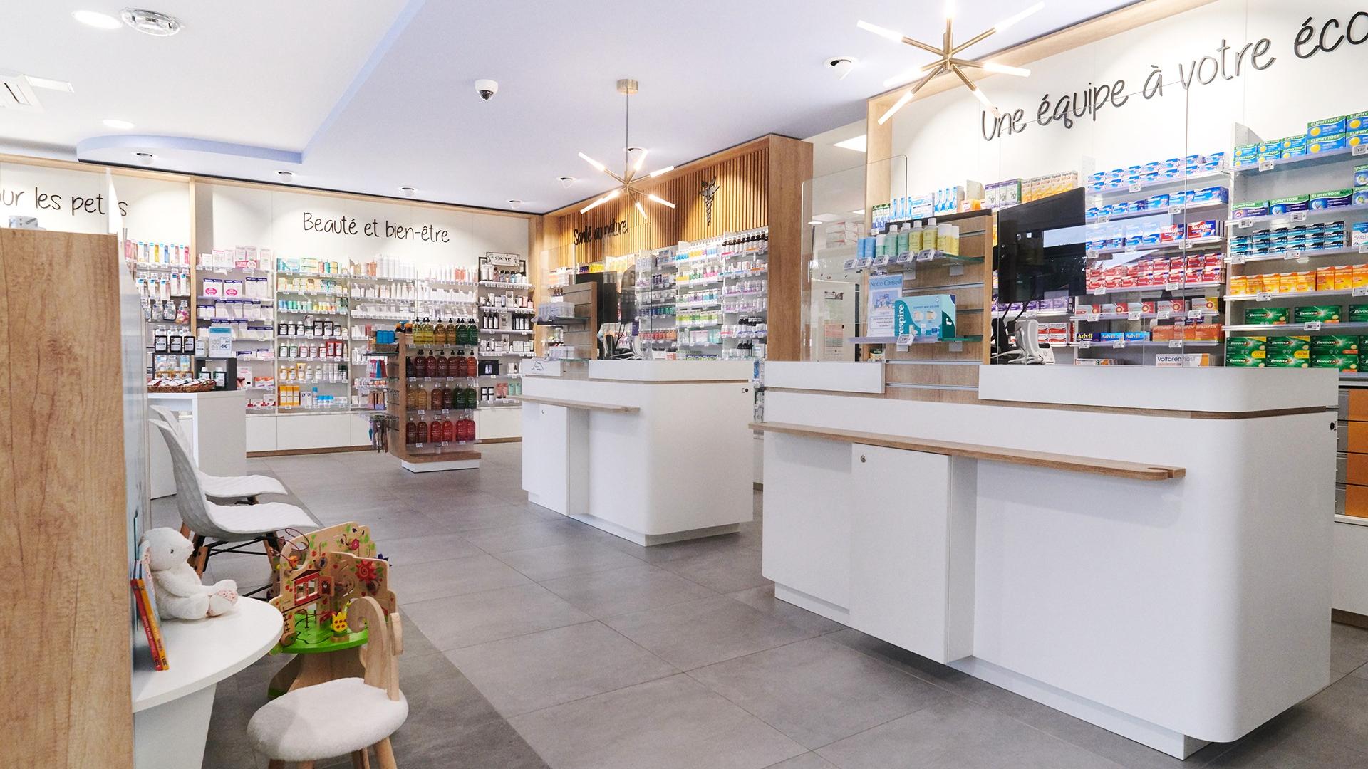 création mobilier transfert aménagement réagencement agencement aménagement relooking bois métal espace enfant maman bébé beauté nature soins bio espaces confidentiels cabine essayage vaccination pharmacie officine surface de vente espace d'attente back office orthopédie comptoir linéaires décoration travaux jbcc agenceur jbcc agencement