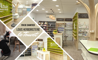 LOUIS HERBORISTERIE LE TOUVET boutique mobilier 