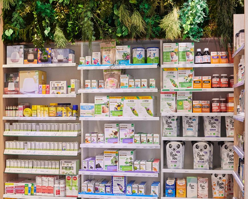 meubles sur mesure pharmacie agencement jbcc moderne tendance coloré