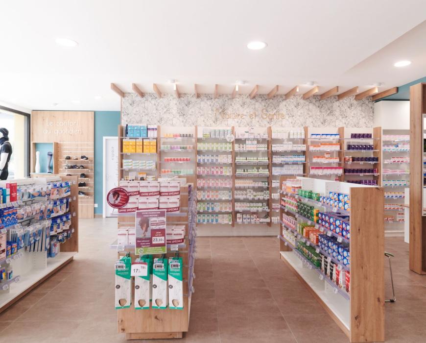 création mobilier transfert réagencement agencement aménagement relooking bois métal espace enfant maman bébé beauté nature soins bio espaces confidentiels cabine essayage vaccination pharmacie officine surface de vente espace d'attente back office orthopédie comptoir linéaires décoration travaux jbcc agenceur jbcc agencement