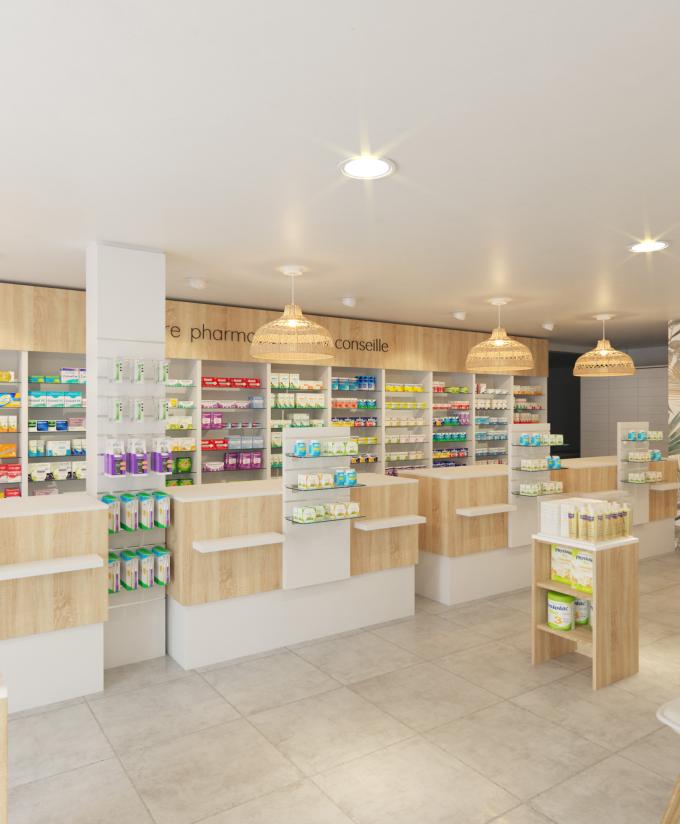 Fort de notre position de leader en France dans l'agencement de pharmacies, et reconnu pour notre expertise en merchandising et la qualité de notre mobilier, JBCC a étendu son rayonnement en Afrique. JBCC Afrique s'engage à apporter son savoir-faire et ses solutions d'agencement sur mesure, spécifiquement adaptées aux exigences du marché africain, en particulier en Afrique de l'Ouest